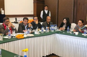 FNCCI President Dhakal meets AIIB board officals (3)