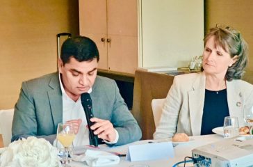 Health Minister Sidline meeting Geneva 1