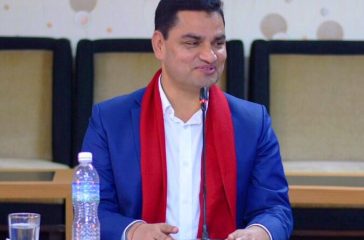 Health minister Pradip Poudel pic