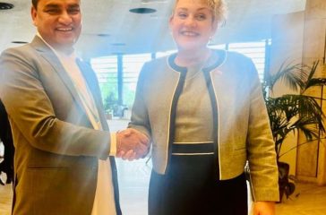 UK UnderSecretary and Health Minister Meeting pic Geneva