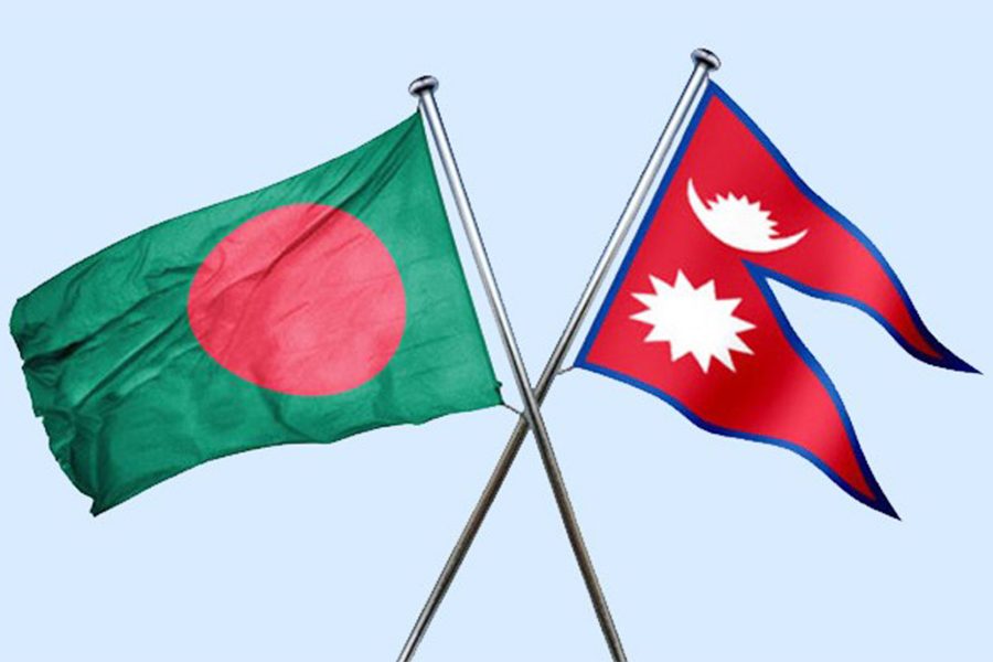 Nepal-Bangladesh-Flag Nepal-Bangladesh-Flag