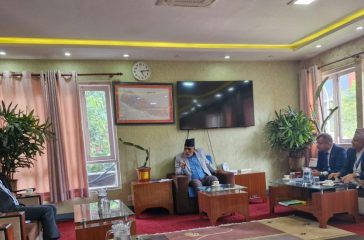 krishi mantri with governer