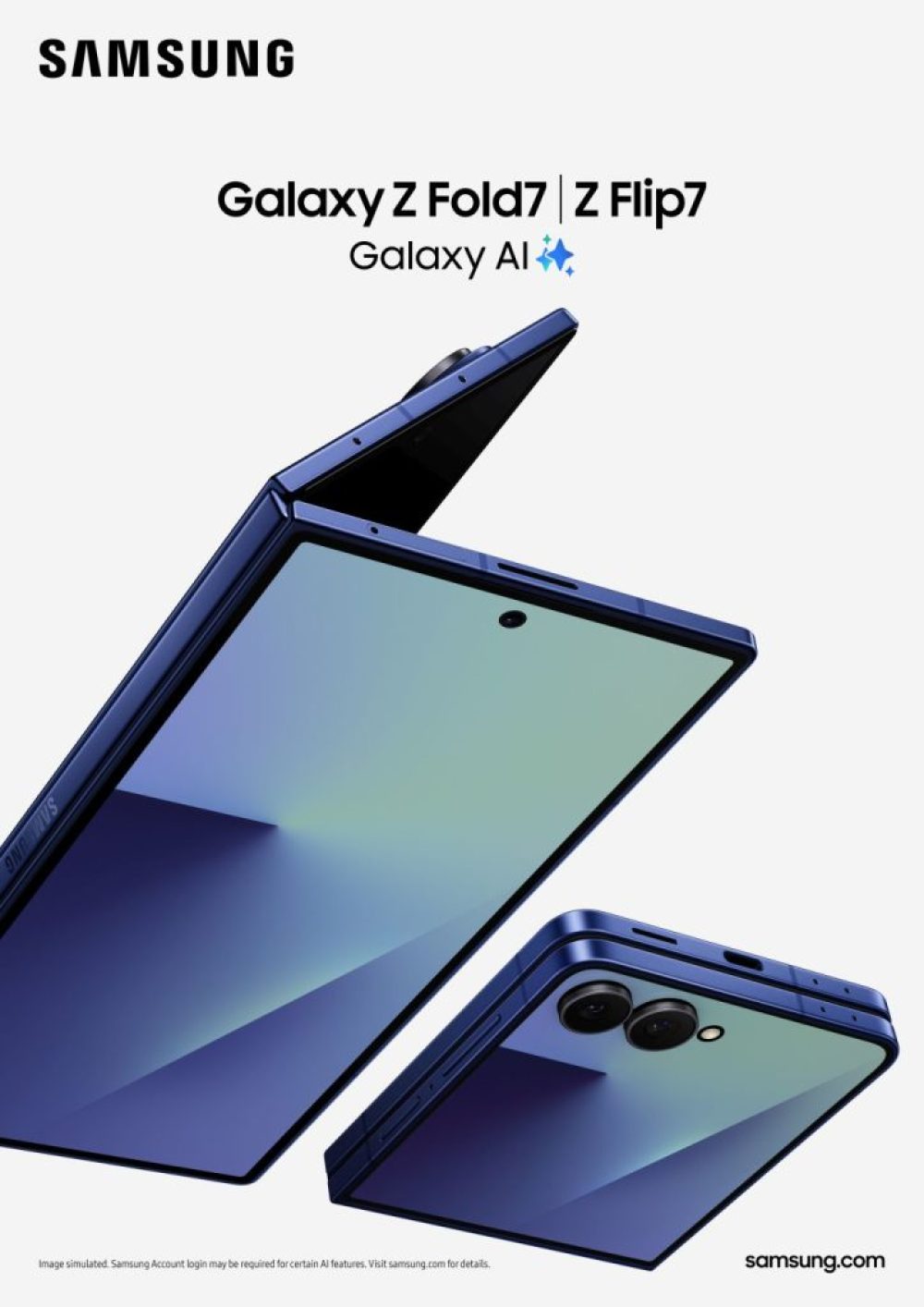 Galaxy Z Fold7, Z Flip7 Combo KV_210x297mm