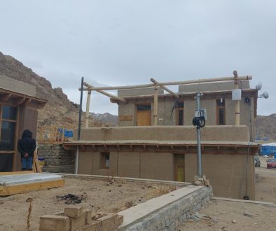 House 03 - Construction of Mud Huose In ladhak , India