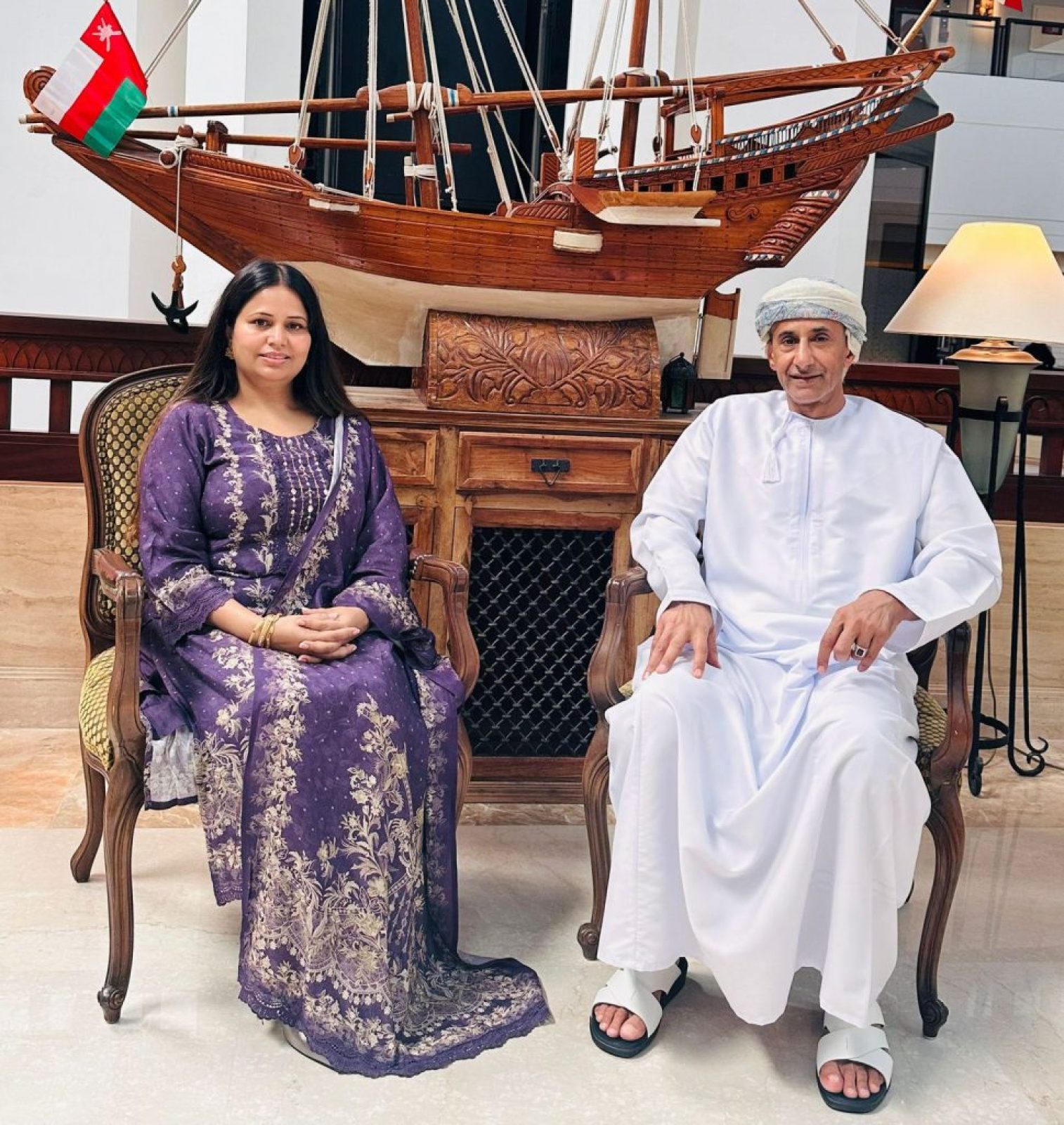 IRGDD President Amb. Dr. Parajuli Meets Director General of the Diplomatic Academy of Amb. Al Maani