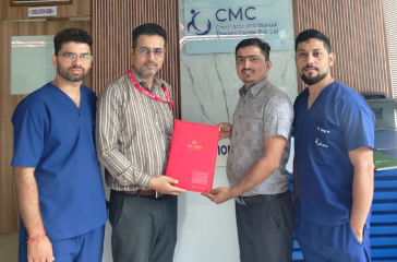 PR on tie-up with Chiropractic and Manual Therapy Centre Pvt. Ltd.-photo