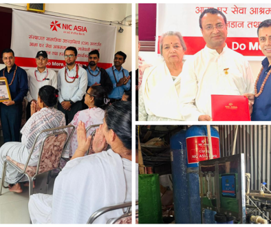 PR on support provided to Aama Ghar Sewa Aashram-photo