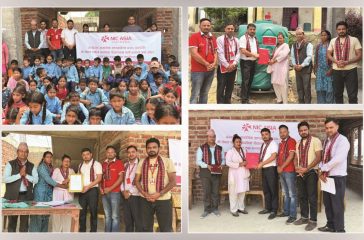PR on support provided to Shree Nepal Rastriya Primary School-photo