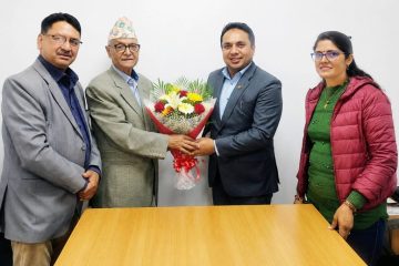Welcoming Rabindra Dhakal sir as a chairman