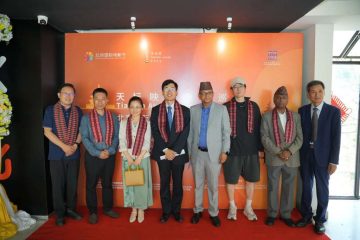 group photo of the guests
