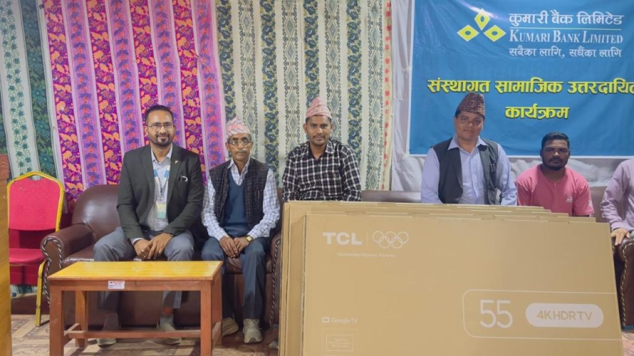 Kumari Gaumul Branch TV handover