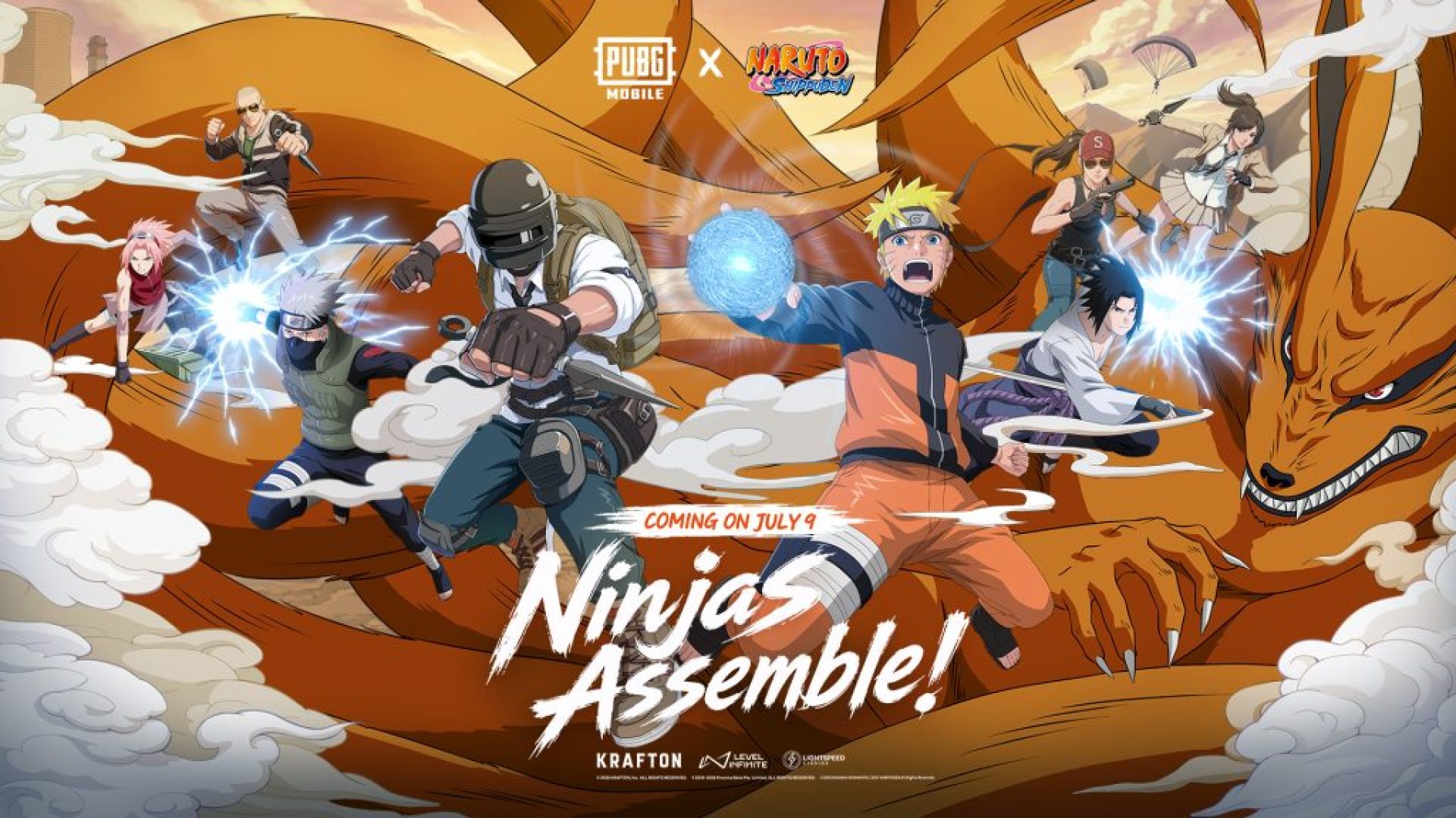 PUBGMxNARUTO PHOTO Horizontal