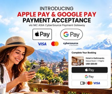 PR on the availability of Apple Pay and Google Pay payment acceptance in Nepal
