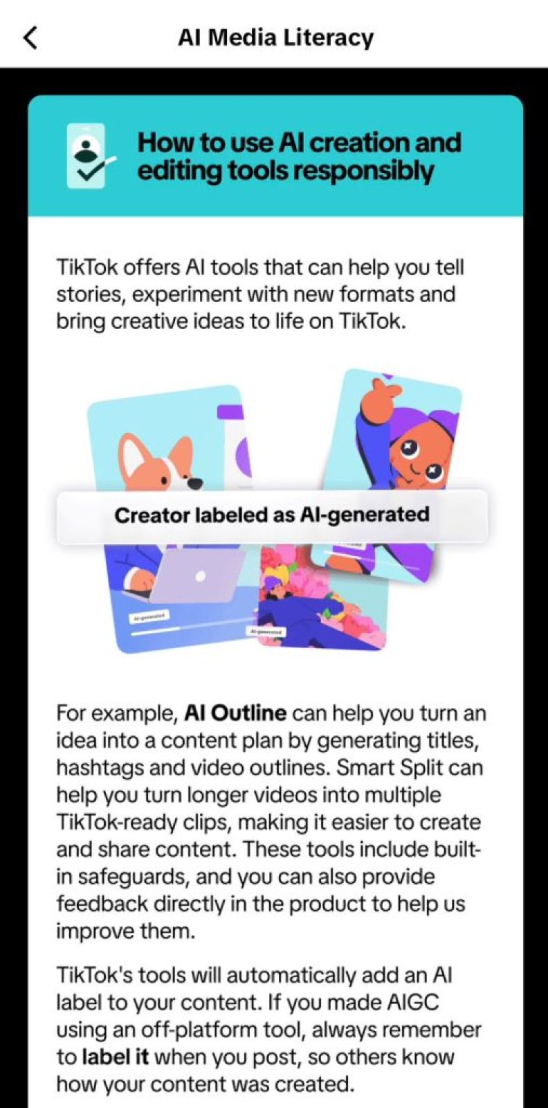TikTok strengthens AI transparency